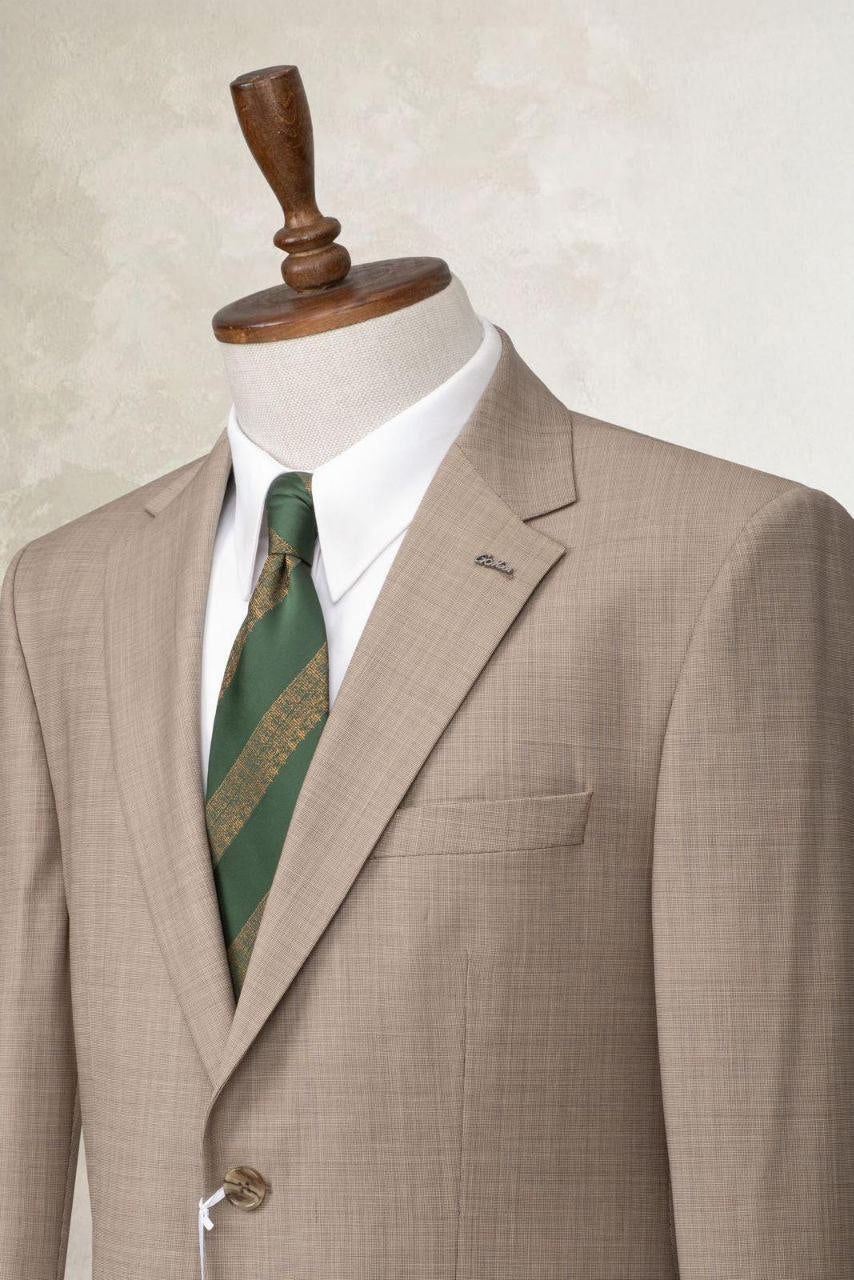 Men Light Beige Suit